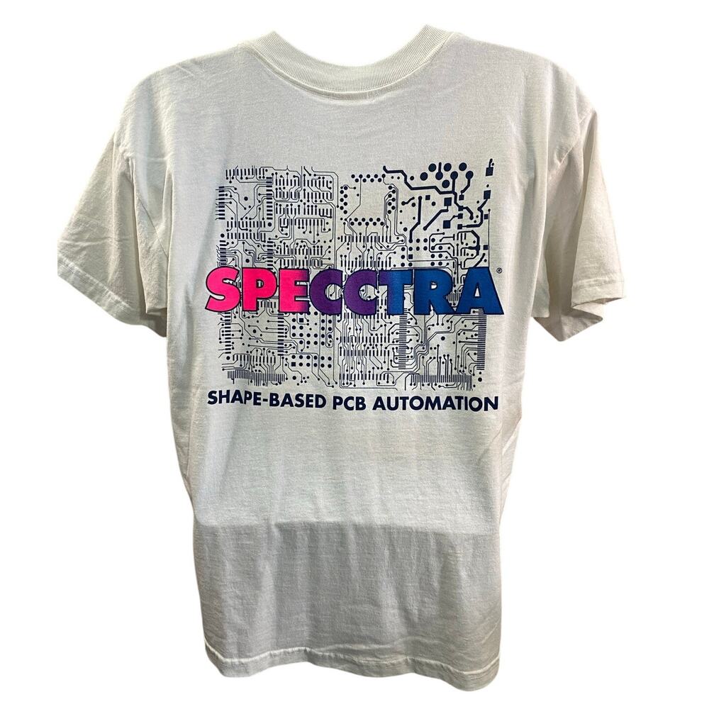 Vintage Tech shirt USA made size Large Specctra shape based pcb automataion